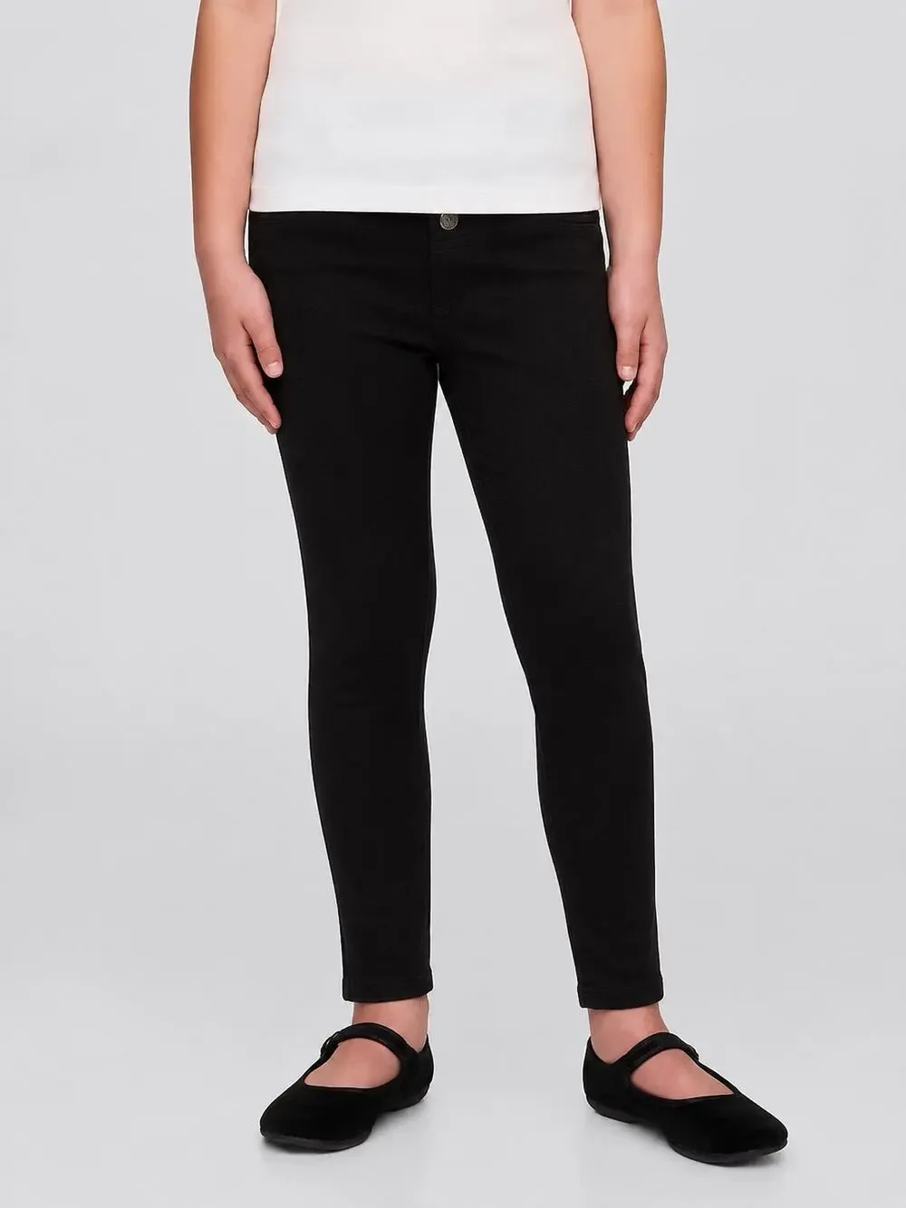 NEW Gap Kids Black Pull-On Jeggings Size 12 Regular